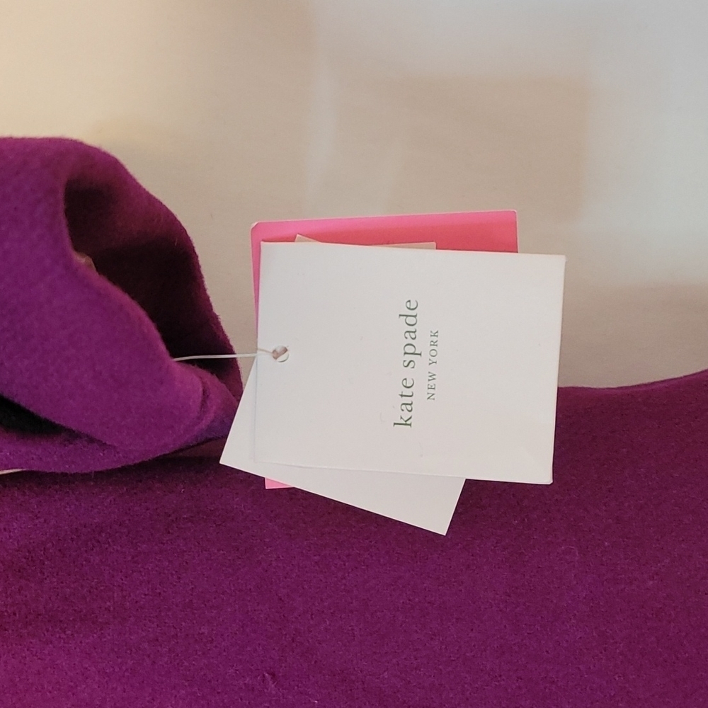 KATE Spade Button Down Wrap Wool Coat - Picture 8 of 17
